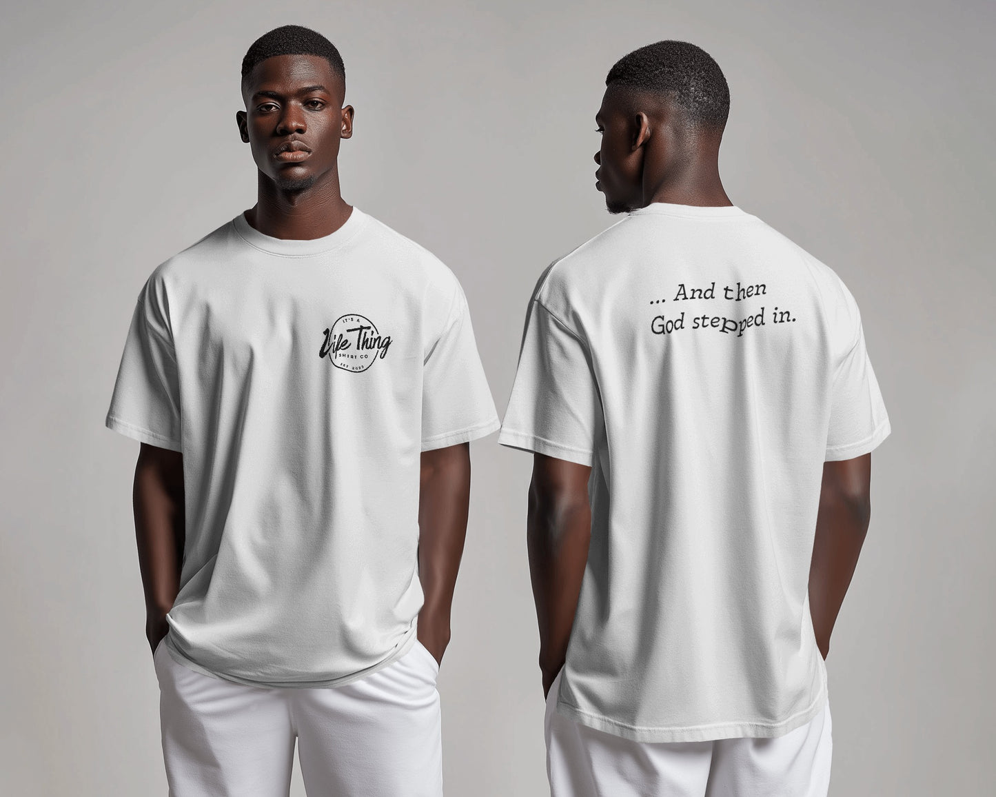 Then God Stepped In Short Sleeve T